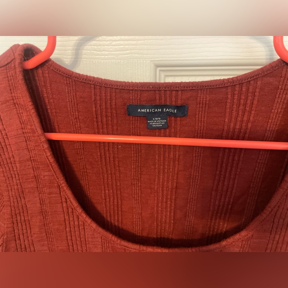 AEO Ribbed Cropped Top - Picture 2 of 6
